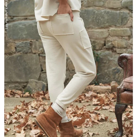 Frank & Eileen Eamon Jogger Sweatpant in Vintage White - Picture 10 of 10